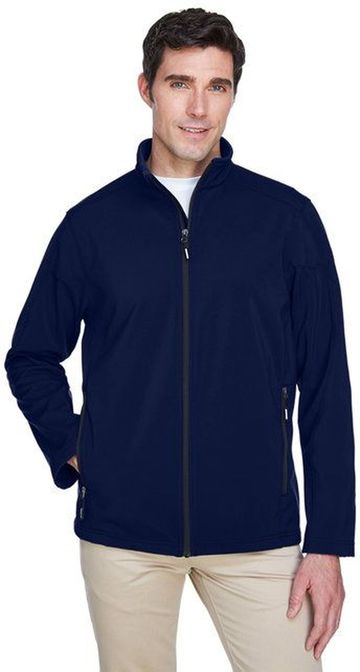 Core 365 Men's Tall Cruise Two-Layer Fleece Bonded SoftShell Jacket